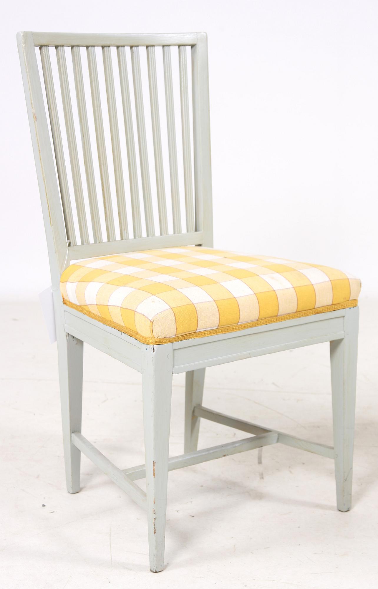 STOLAR, 4 st, gustavianska provinsarbeten, 1700/1800-tal.