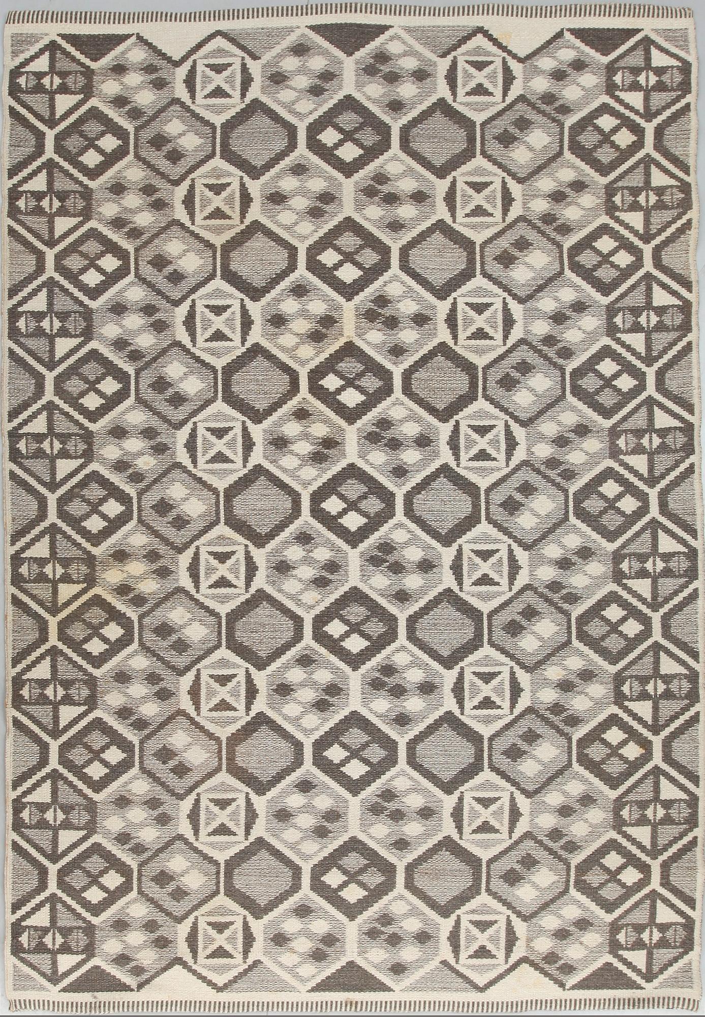 MATTA. Maskinvävd, 1960-tal, 243 x 164.