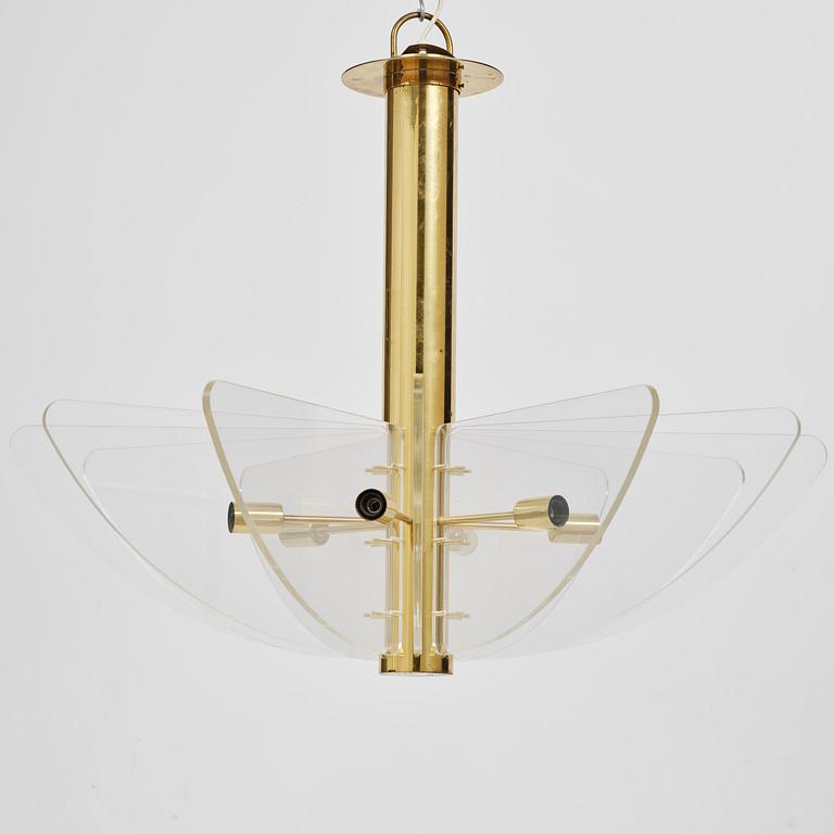 Hans-Agne Jakobsson, a rare ceiling lamp model "C 2438", Hans-Agne Jakobsson AB, Markaryd, 1970s.