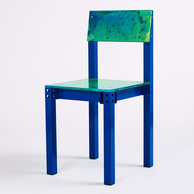 Fredrik Paulsen, a unique chair, "Chair One Open Air, Space is the place", JOY, 2024.