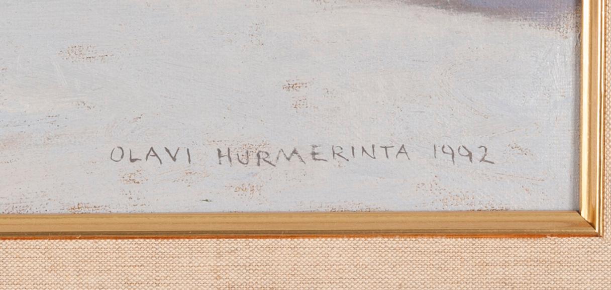 OLAVI HURMERINTA, olja på duk, signerad och daterad 1992.