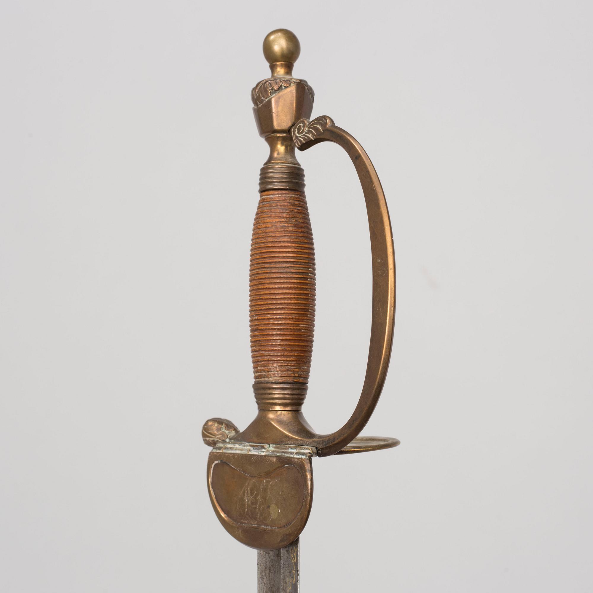 A 1796 Pattern British Infantry Officer's Sword.
