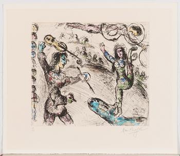 Marc Chagall, "Acrobate et Violiniste".