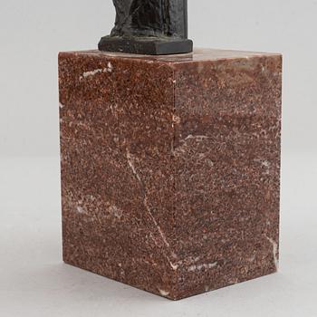 Jan Hána, efter. Skulptur. Signerad. Brons, höjd 54,5 (ink bas).