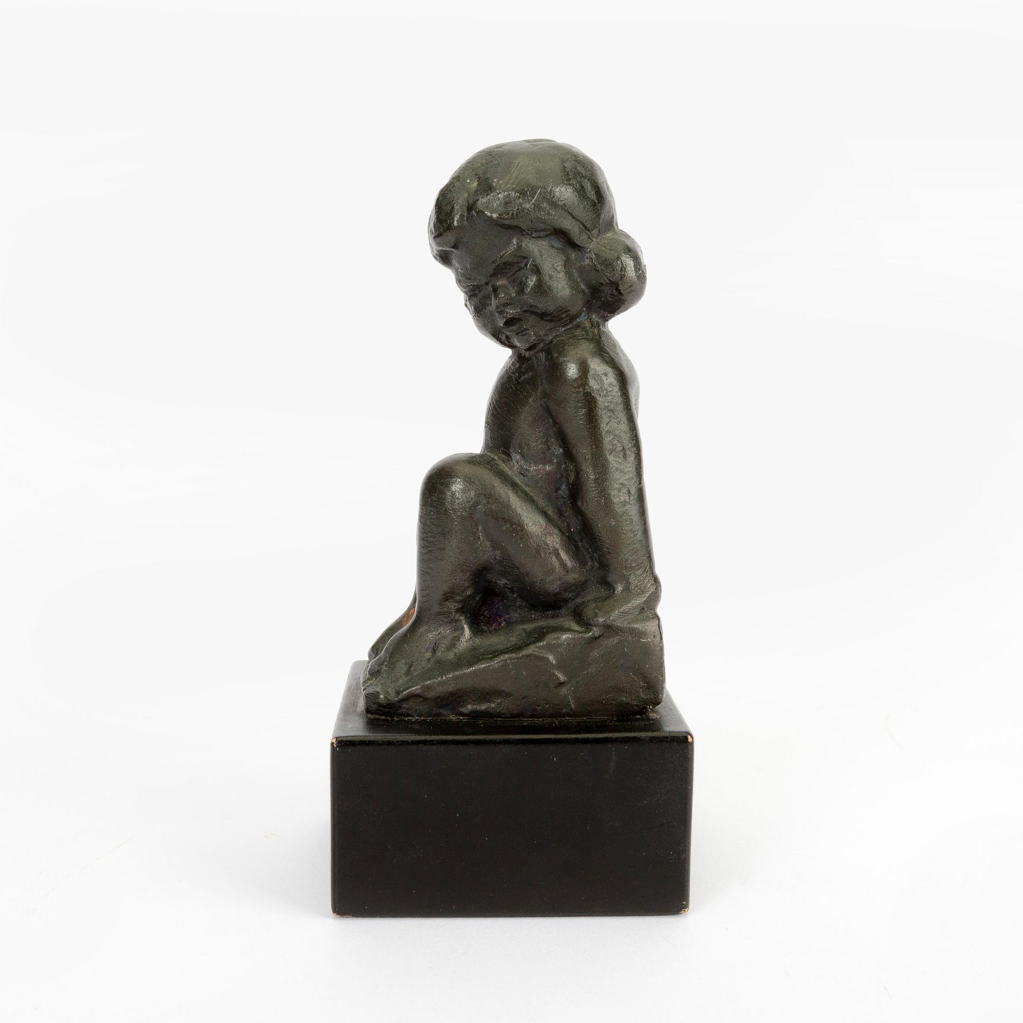 Carl-Einar Borgström, a signed bronze sculpture.