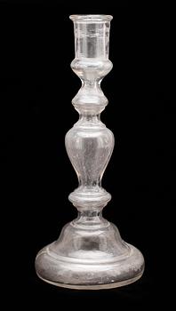 LJUSSTAKE, glas, 1800-tal.