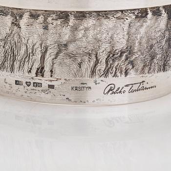 Pekka Turtiainen, A set of six silver teaglass-/mulled wine holders, two marked. Helsinki 1971 and -76.