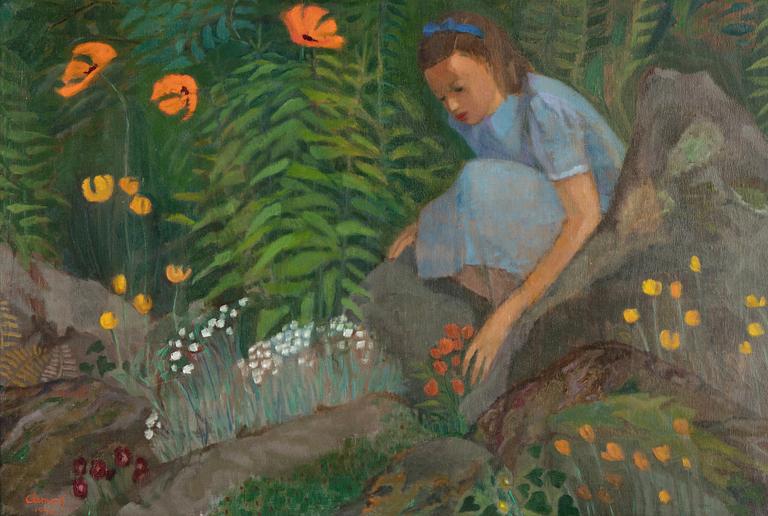 Curt Clemens, olja på duk, signerad och daterad 1942.