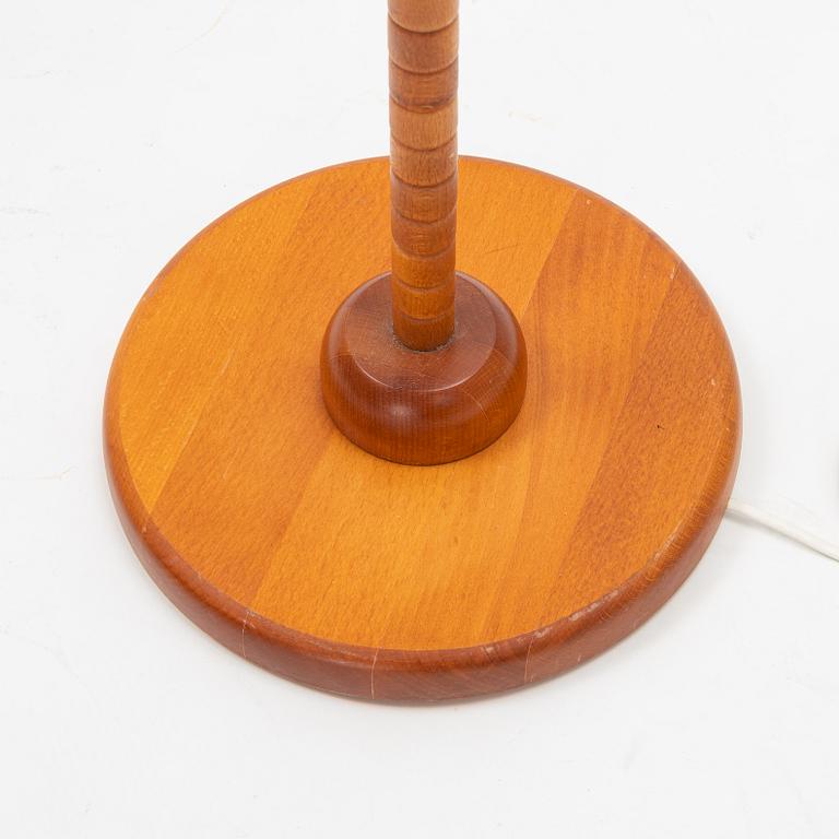 A stained beech table light, Markslöjd, late 20th Century.