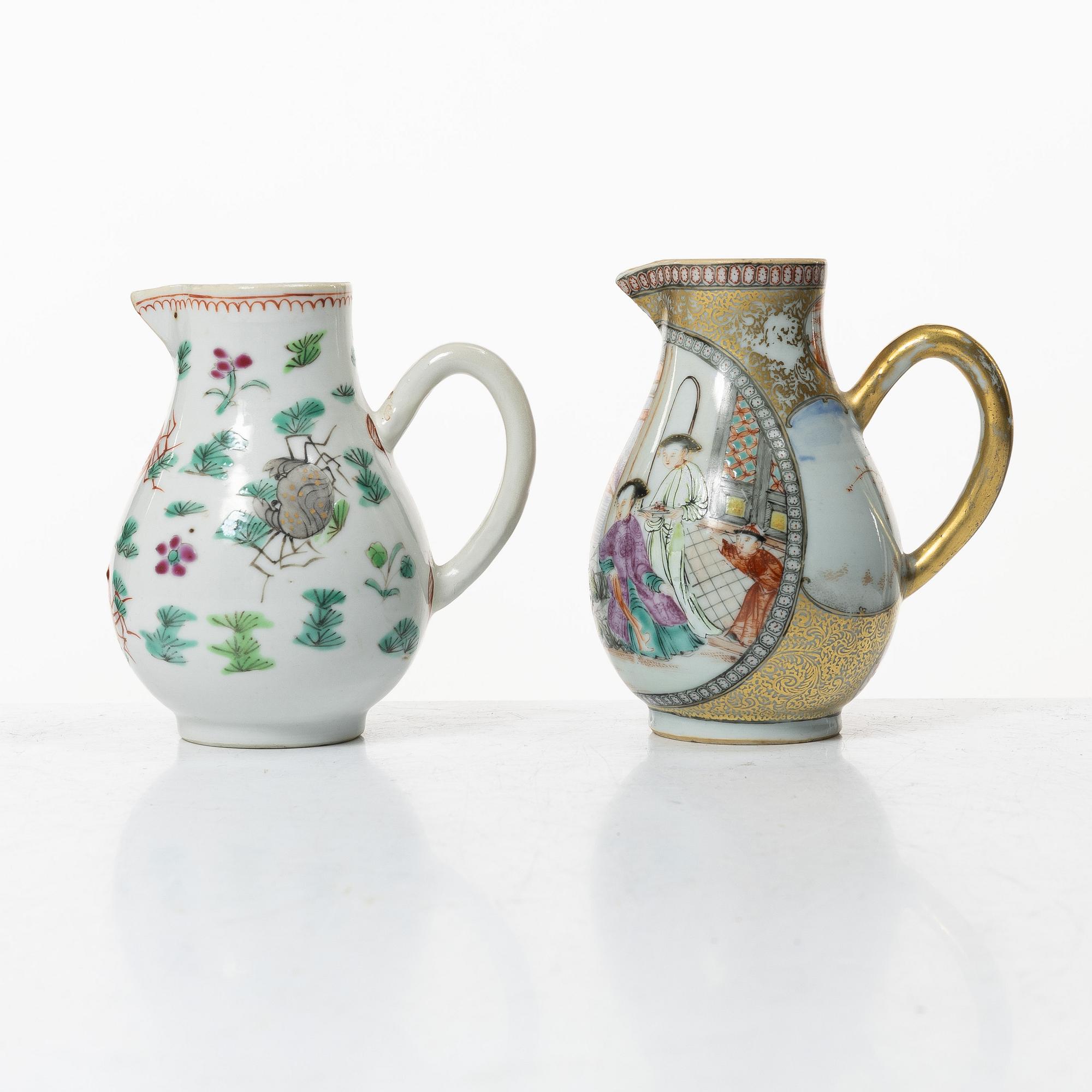 A group lot of Chinese Export porcelain, Qing dynasty, 18th century.  (6 pieces).
