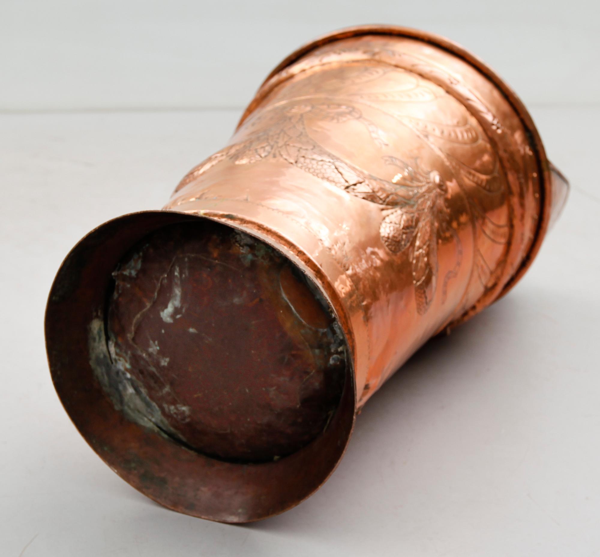 VINDRUVSKORG, koppar, 1800-tal.