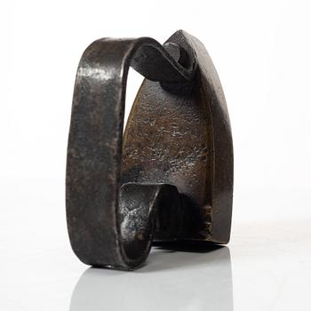 Mässingsföremål, fem stycken, 1700 - 1800-tal.