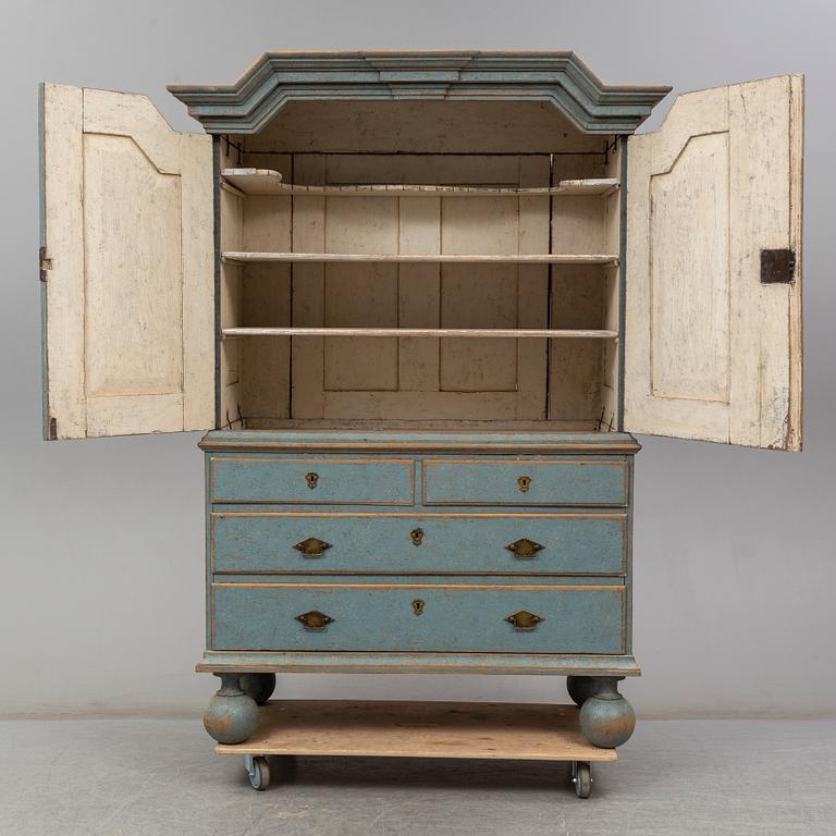 An 18th century Baroque cupboard.