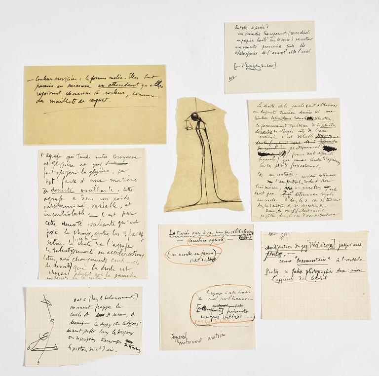 Marcel Duchamp, "Green box".