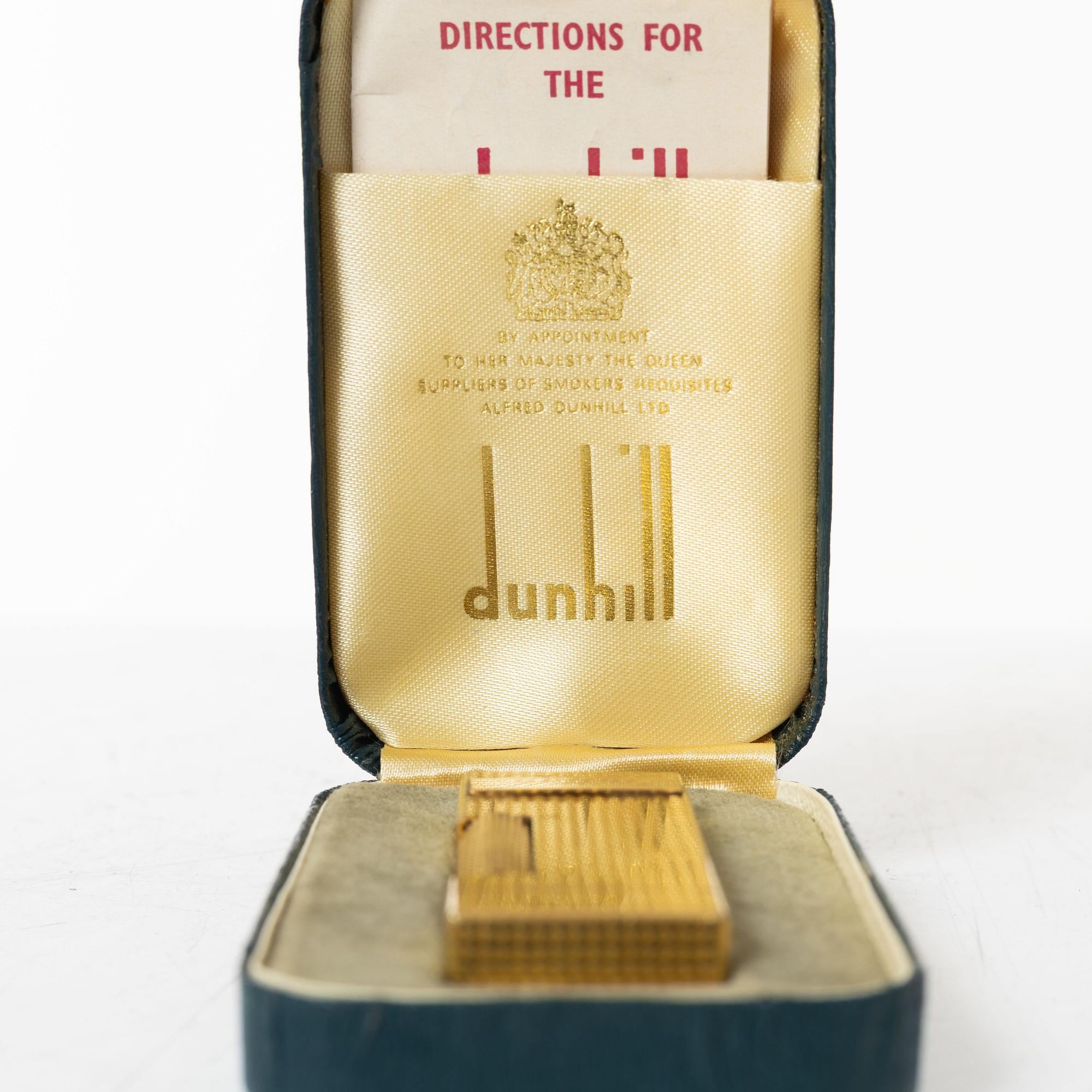 Dunhill, tändare.