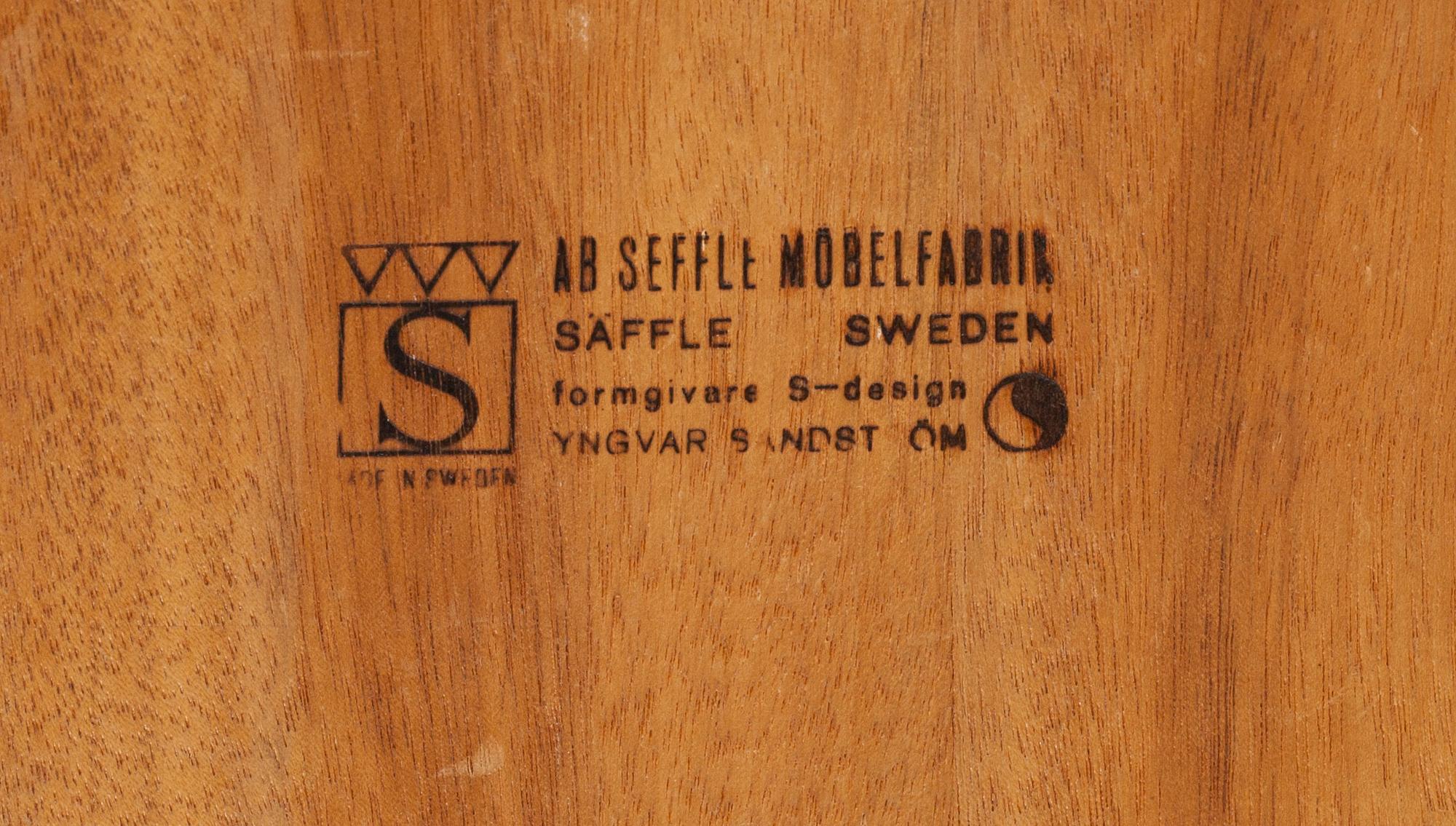 SOFFBORD, Yngvar Sandström, Seffle Möbelfabrik, 1960-tal.