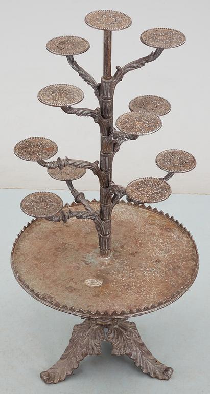 A J & CG Bolinder cast iron flowerstand, Sweden, ca 1900.