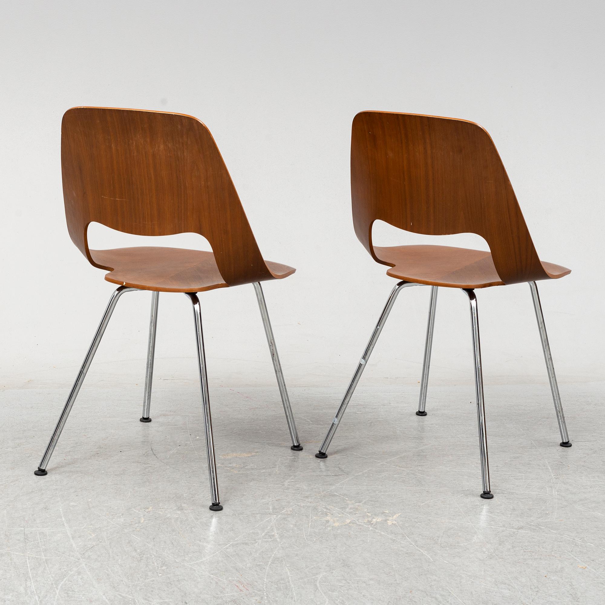ALFREDO HÄBERLI, stolar, 6 st, "Jill", Vitra, 2012.