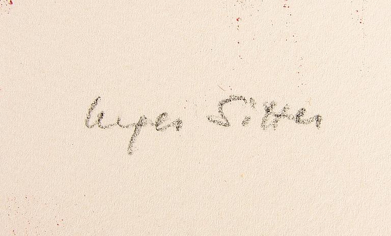 INGER SITTER, färglitografi, sign o numr 51/180.