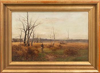 Benjamin Williams Leader, oil on canvas, signed, dated 1893.