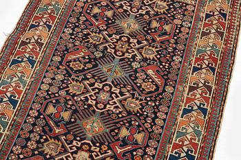 An antique Kuba prayer rug East Caucasus, c. 192 x 119 cm.