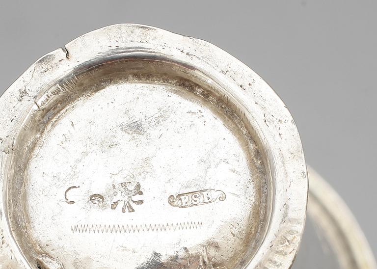 BÄGARE, silver Petter Söderbom Örebro(1761-1777), tot vikt ca 64g.