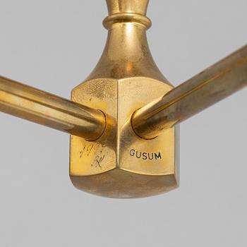 Lars Bergsten, a set of five brass candlesticks from Gusum.