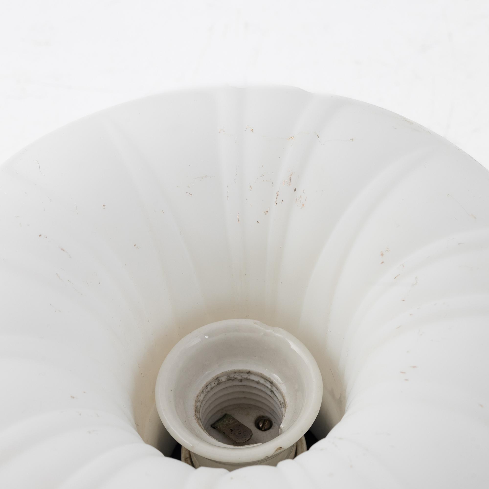 Harald Notini, a pair of ceiling/wall lamps model "6387", Arvid Böhlmarks Lampfabrik, 1920s-30s.