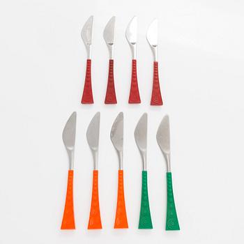 Nanny Still, bestick, 37 st, "Colorina", Hackman, Finland 1970-tal.