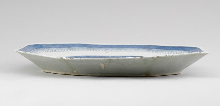 STEKFAT, porslin, Kina, 1700/1800-tal.
