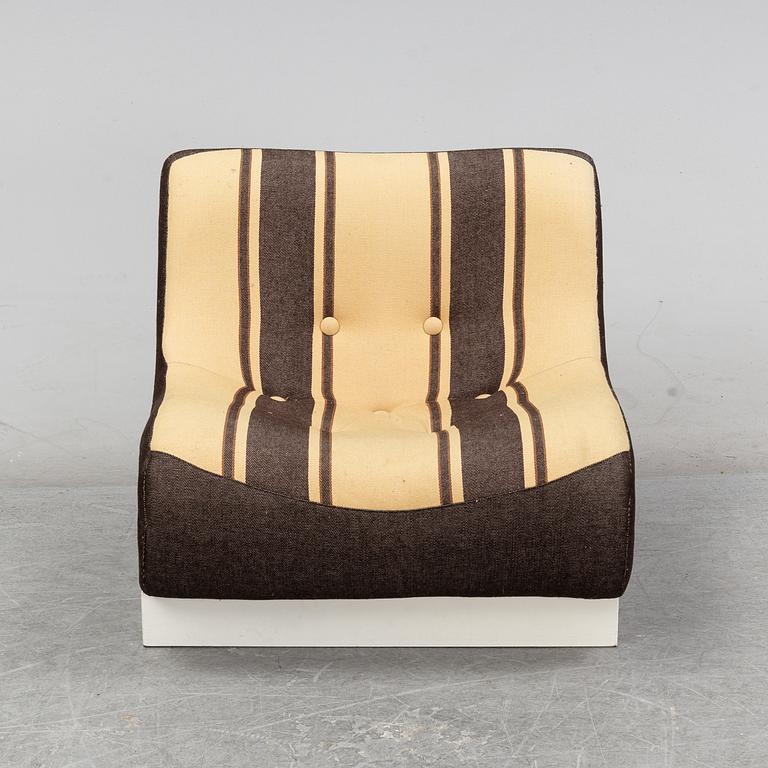 A 'Mulle' easy chair from Record AB, Bollnäs, 1970's.