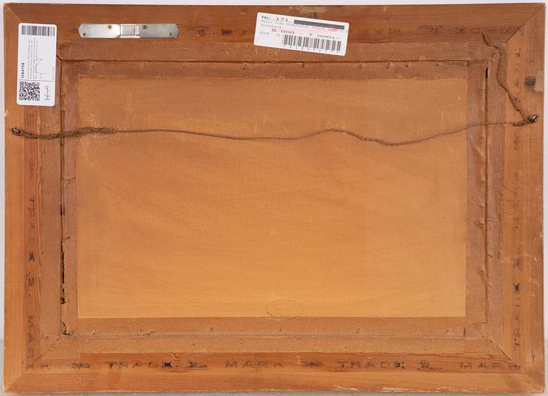 Svensk konstnär, 1800-tal, Vy mot Stockholm/I Stockholms utkanter, ett par.