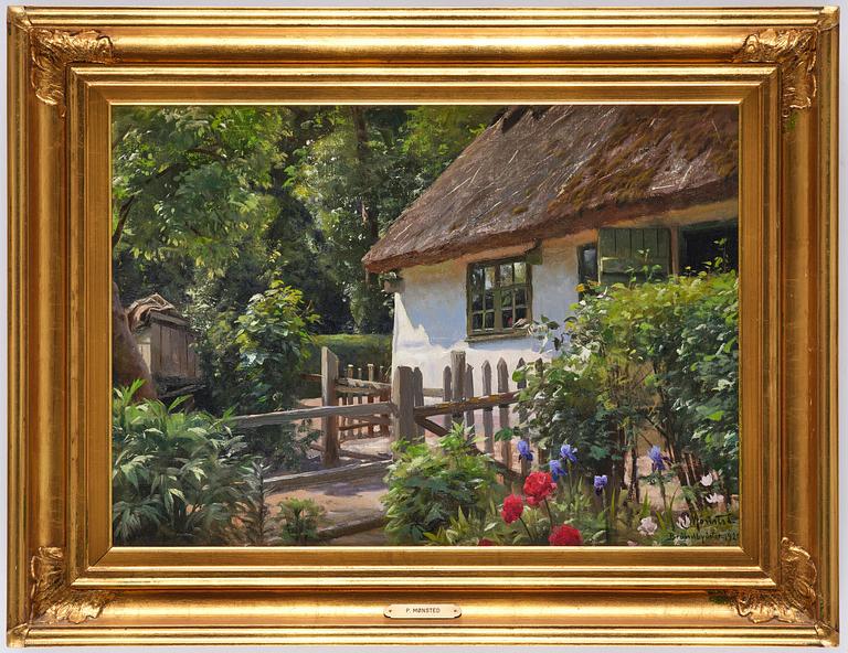 Peder Mork Mönsted, Blooming garden.
