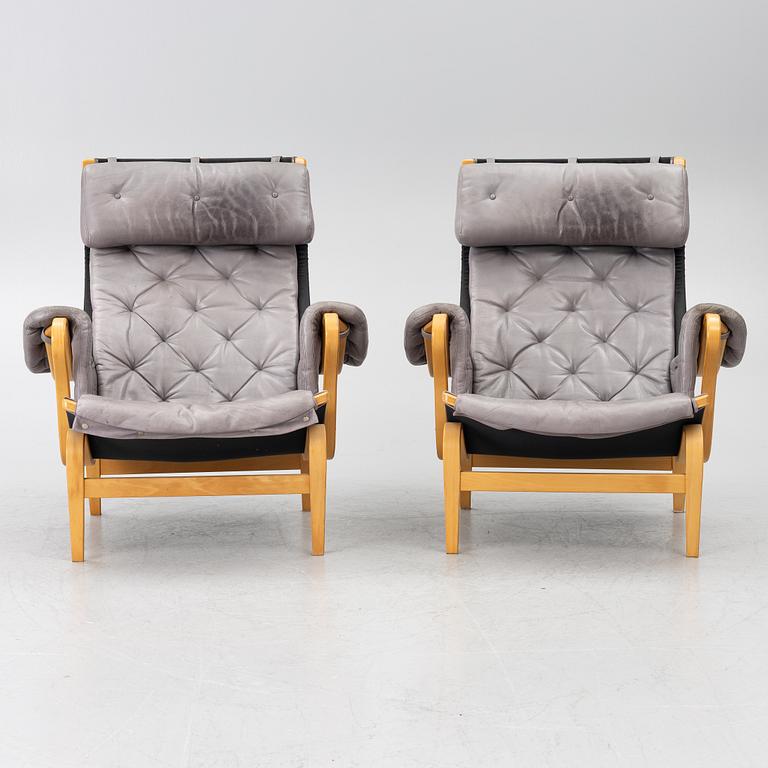 Bruno Mathsson, A pair of armchairs, “Pernilla”, DUX.