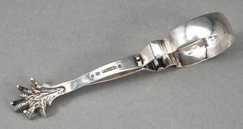 KAKTÅNG, silver, Anders Nilsson, Lund, 1926. Vikt 37 gram.