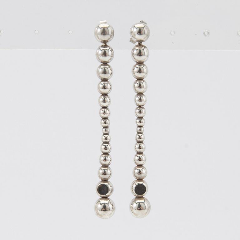Georg Jensen, earrings, a pair, silver.