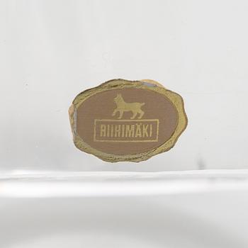 Erkkitapio Siiroinen, vas, "Pilvilinna" (Molnslott), signerad Erkki Siiroinen Riihimäen Lasi Oy.