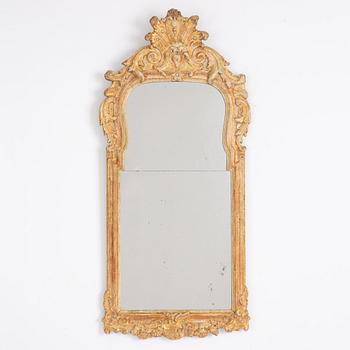 A rococo mirror, second half of the 18th century.