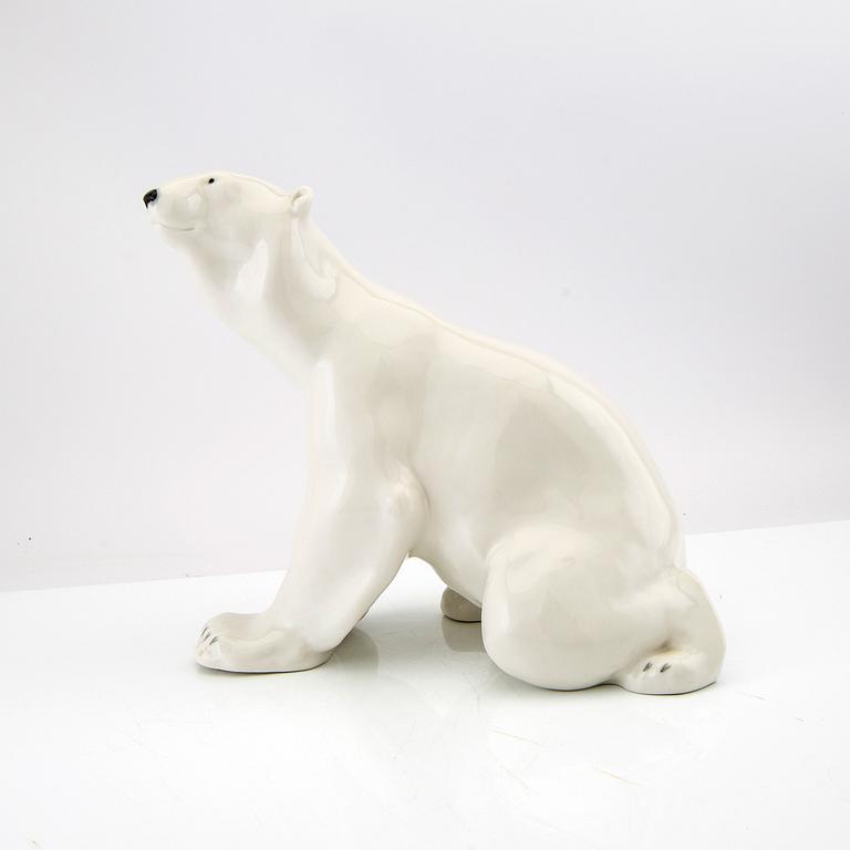 Figurin Lomonosov 1900.talets mitt porslin.