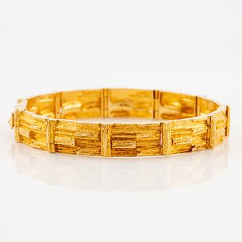 Björn Weckström, bracelet, 18K gold, "Cascade".