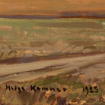 Helge Kemner, olja på duk, signerad och daterad 1923.
