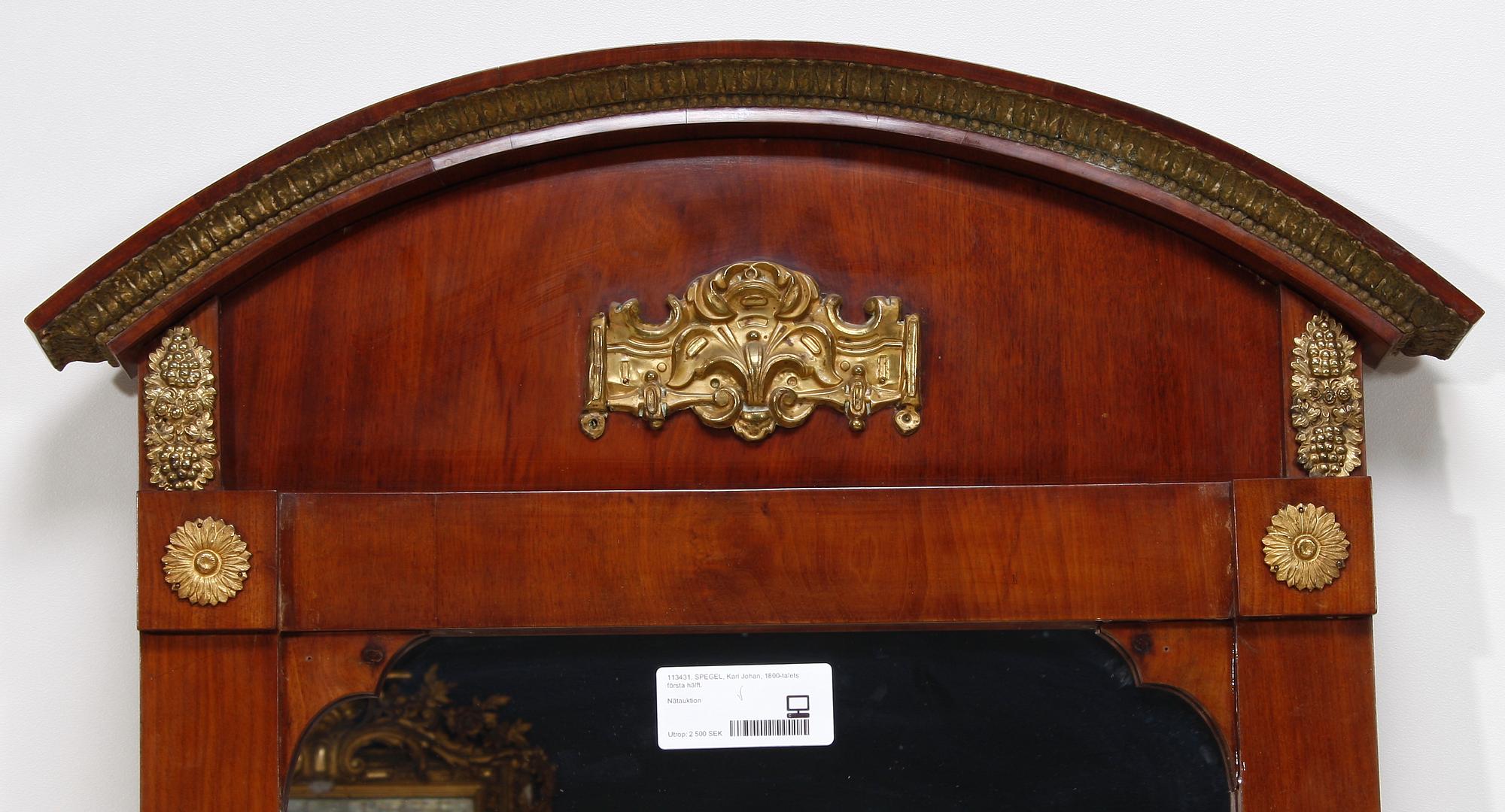 SPEGEL, Karl Johan, 1800-talets första hälft.