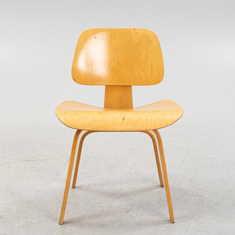 Charles and Ray Eames, a 'DCW' chair, likely for Herman Miller USA, 1950s.