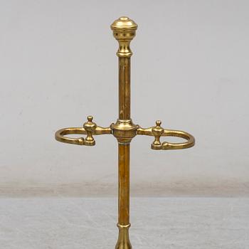 A 19th century bronze umbrella stand.