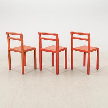 Boris Berlin & Poul Christiansen (Komplot design), chairs 7 pcs "Non" for Källemo 2000s.