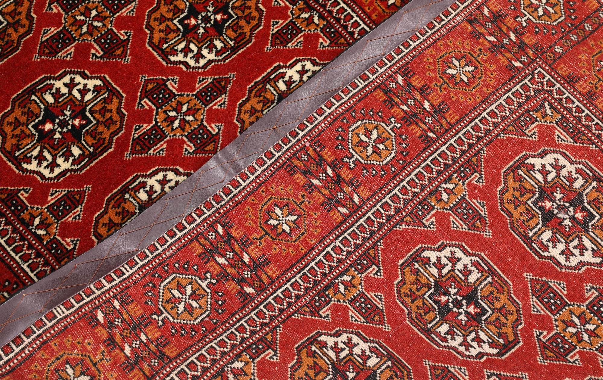 A runner,Turkmenistan, approx. 295 x 90 cm.