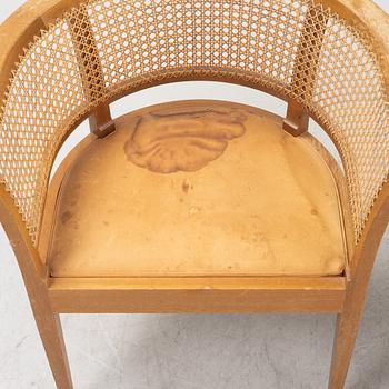 Kaare Klint, a par of 'Faaborg' chairs, Rud Rasmussen, Denmark.