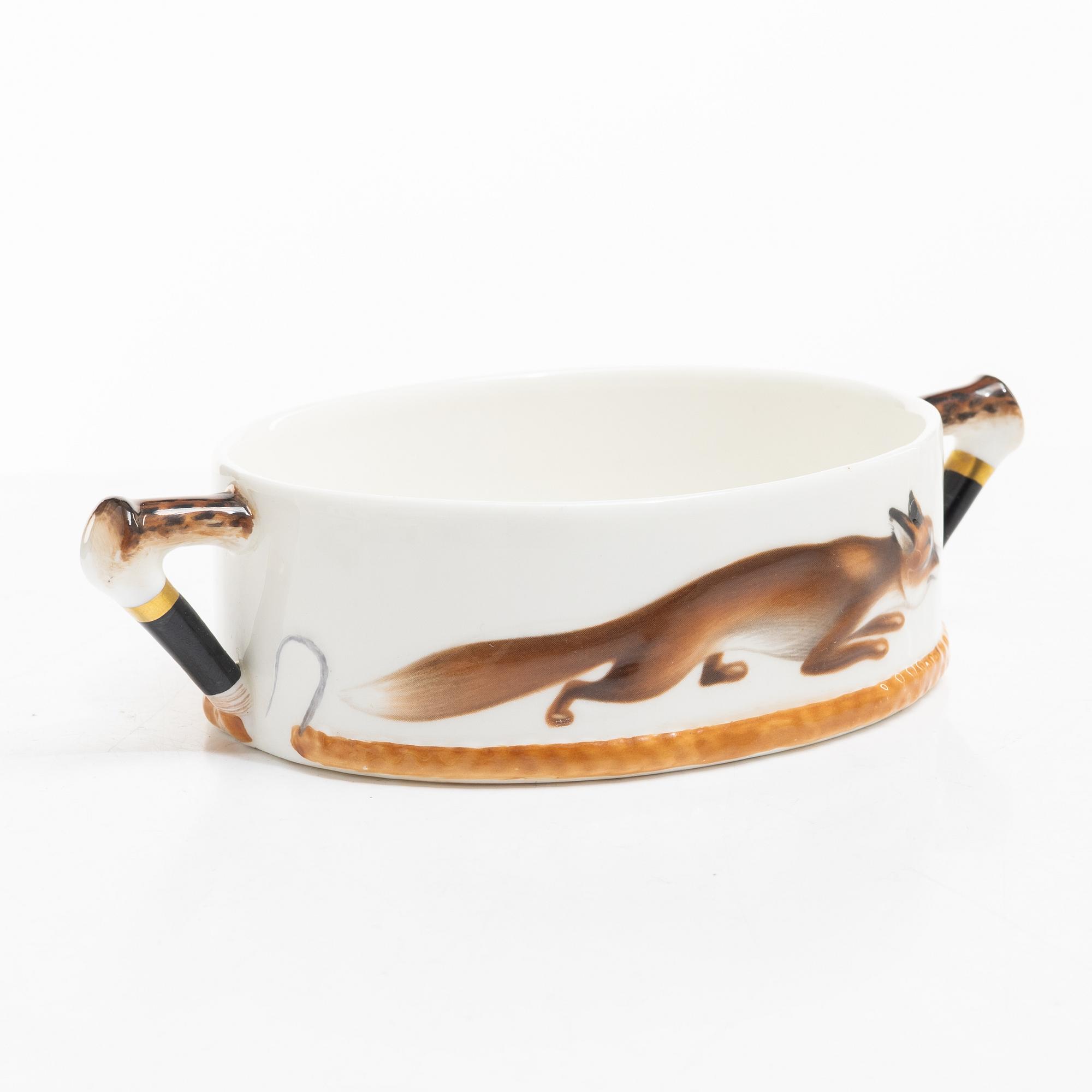 Royal Doulton, coffee service, 10 pieces, “Reynard the Fox”, England.