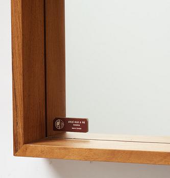 A Swedish 1950's-60's mirror model 7028 from Glas & Trä, Hovmantorp.