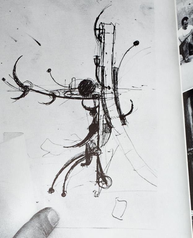 BOK, "Jean Tinguely Méta" av KG PONTUS HULTÈN, Moderna Museet, Malmö 1972.